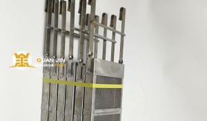 Titanium mesh basket