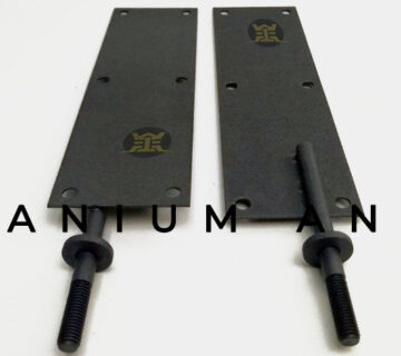 Titanium anode for electrolytic chlorine production