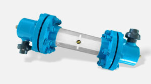 Titanium anodes for electrolysis secondary chlorine generators
